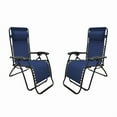 thumbnail image 1 of Caravan Sports Infinity Zero Gravity Chair 2 Pack - Blue, 1 of 7