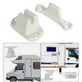 thumbnail image 1 of Caravan or Motorhome White Plastic Main Door Catch Retainer Holder Cdr7, 1 of 8