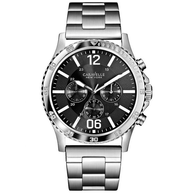 Caravelle steel men's watch new arrivals