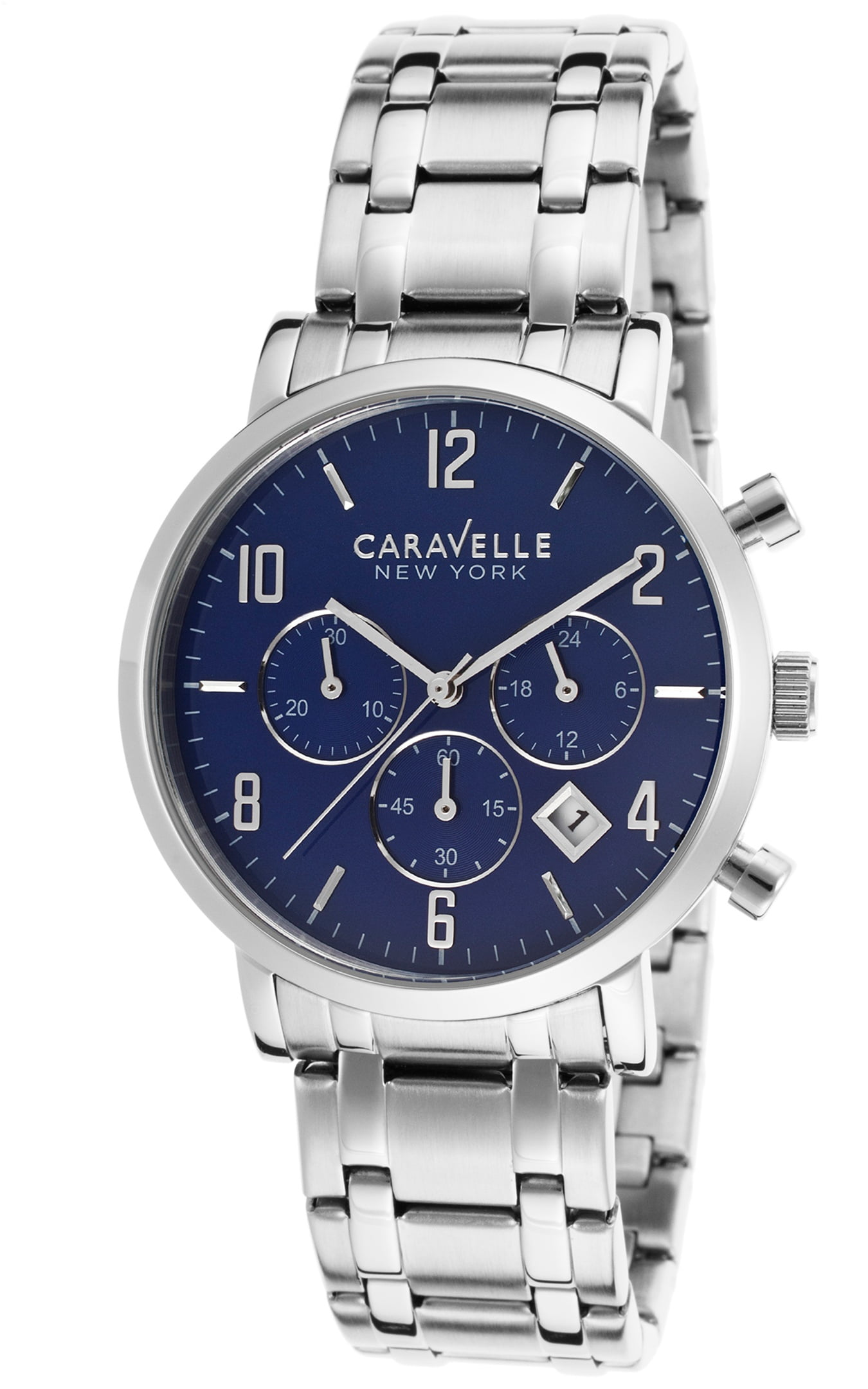 銅小柄　MA477 Caravelle 43B139 Men's New York Jasper Nautical Blue Dial