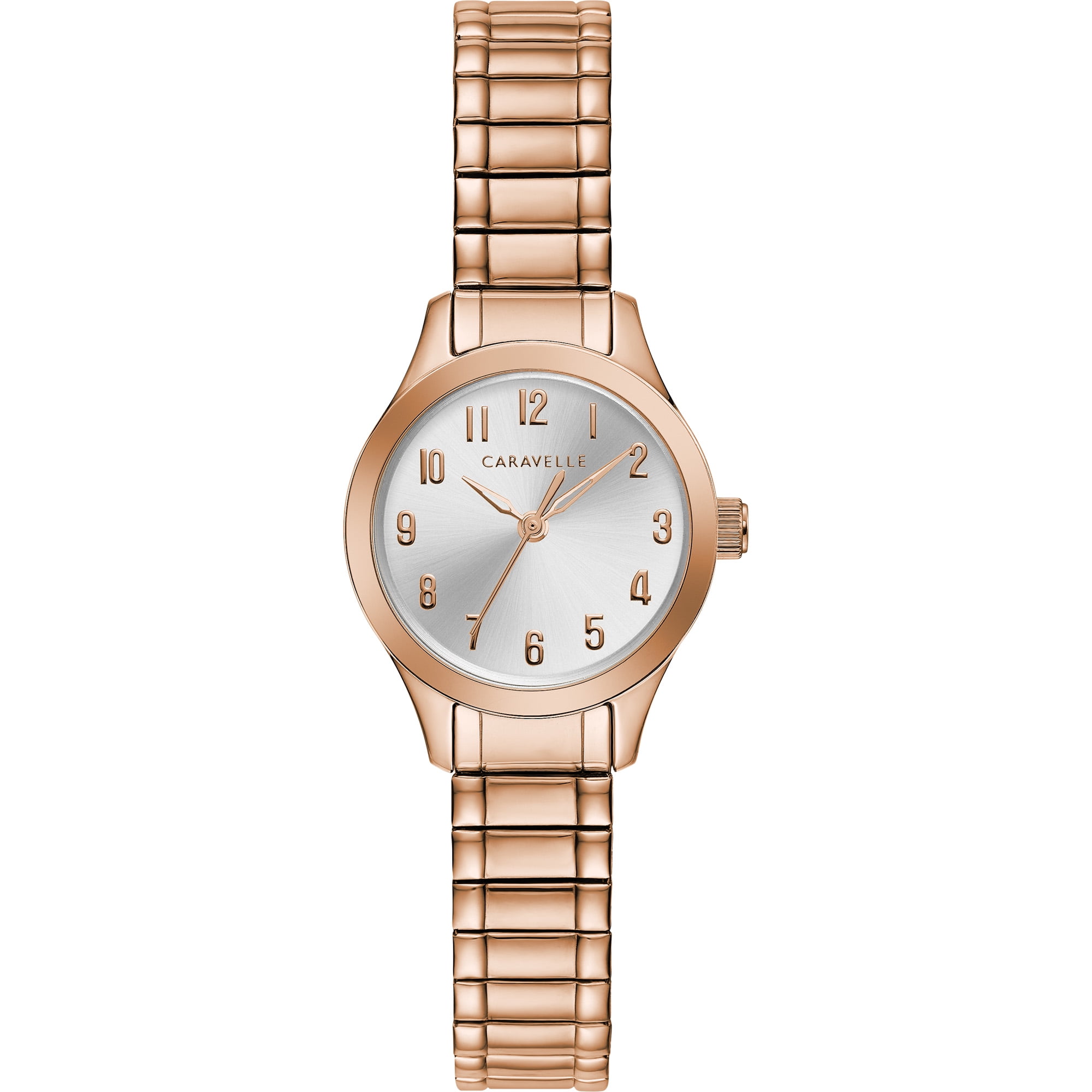 Caravelle Designed By Bulova Women's Classic Rose Gold Tone Watch with ...