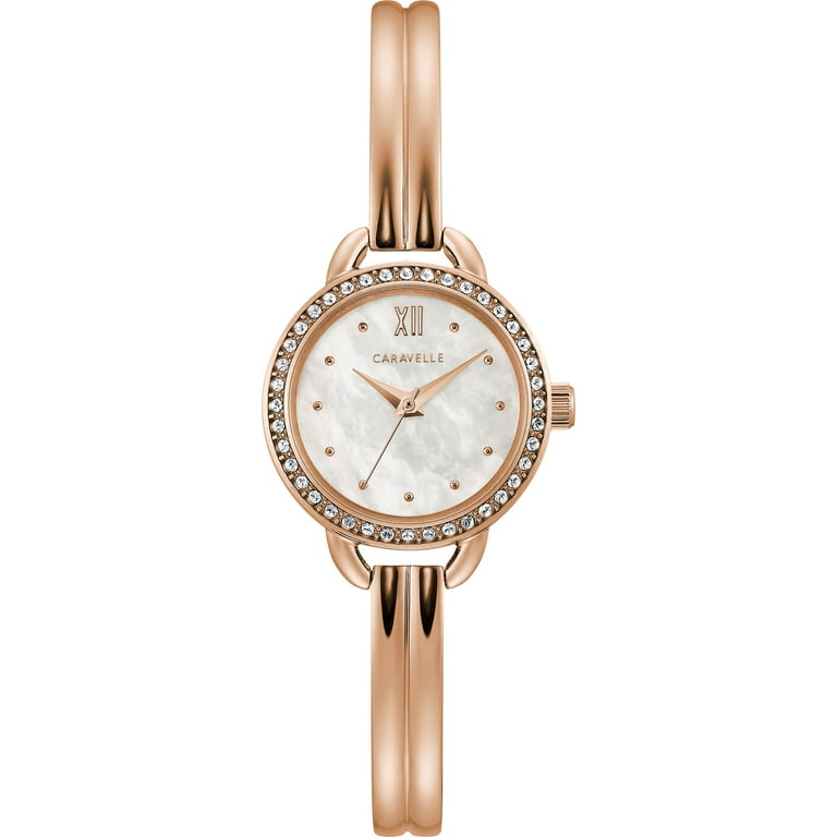 ★lady★ Caravelle Designed By Bulova Women's Mother of Pearl Dial