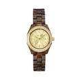 thumbnail image 1 of Caravelle Designed By Bulova Women's Tortoise Crystal Bracelet Watch 44M104 28mm, 1 of 2