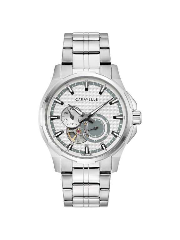 Men's Dress Silver Dial Watch - 43A159