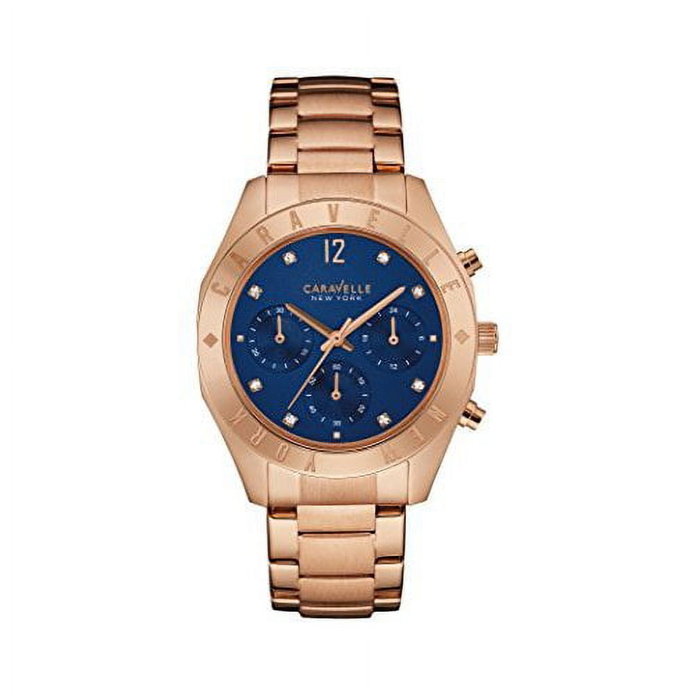 Rose Gold Montre Caravelle Montre Caravelle Ladies Chronograph