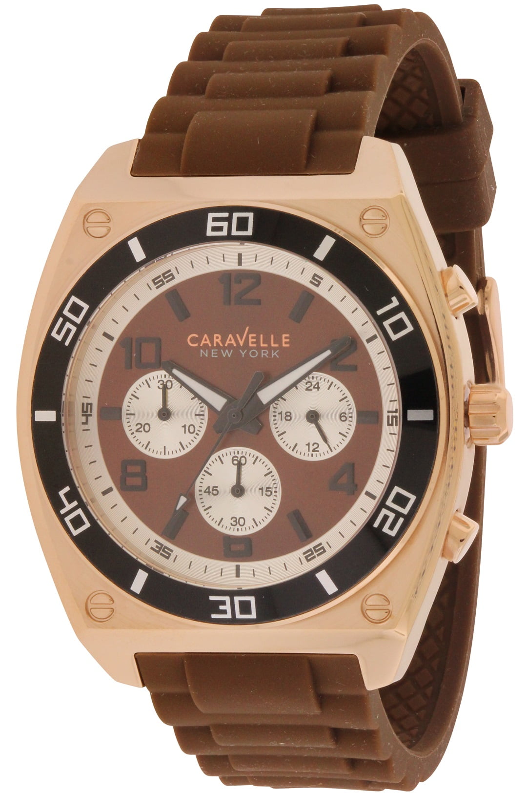 Caravelle New York Chronograph Rubber Mens Watch 45A114 Walmart