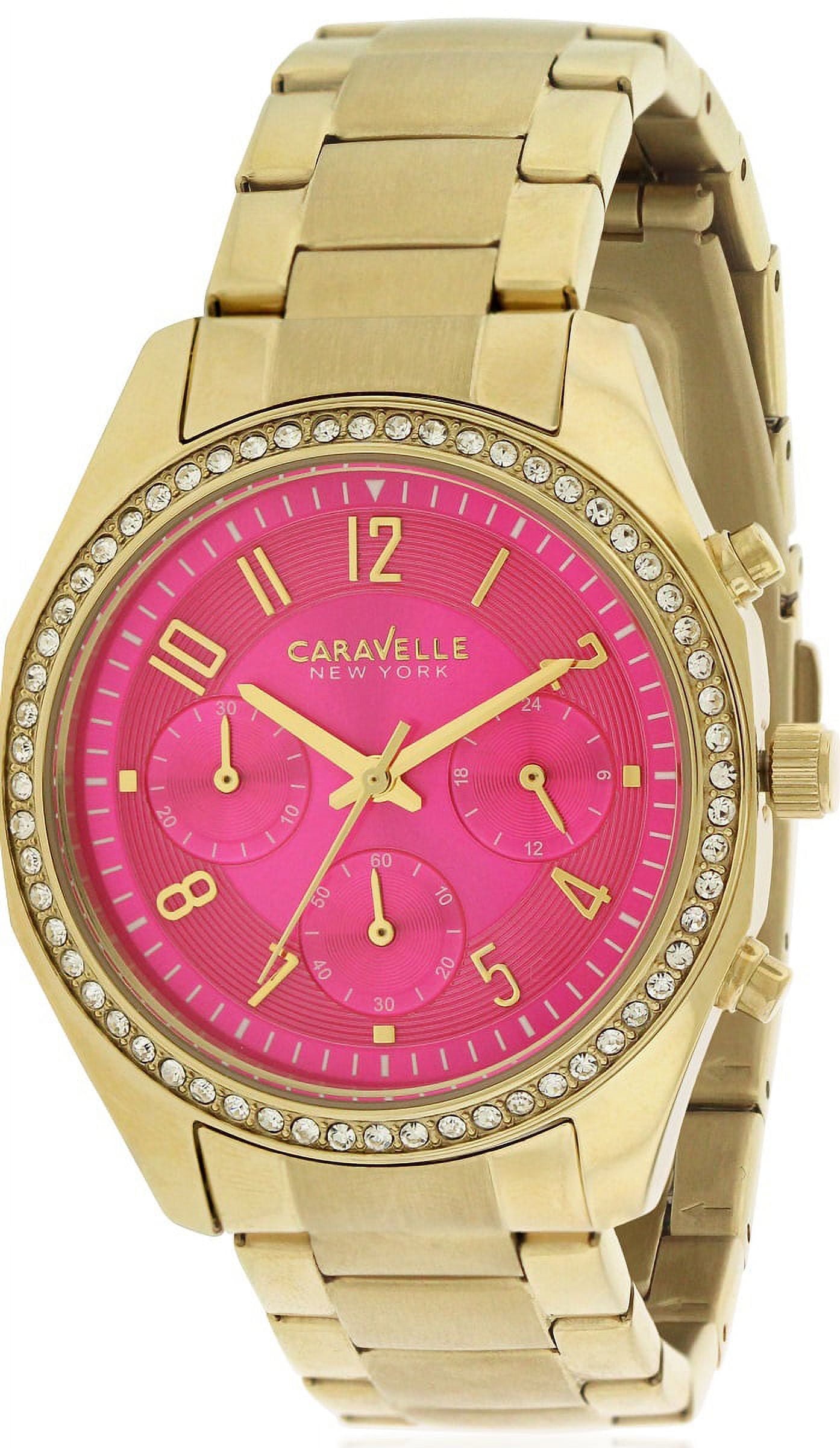 Caravelle New York Melissa Gold-Tone Ladies Watch 44L168 - Walmart.com