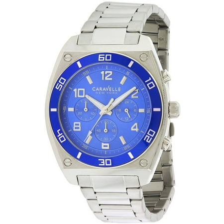 Caravelle New York Stainless Steel Chronograph Mens Watch 45A109