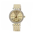 thumbnail image 1 of Bulova Caravelle Chronograph Women's Gold Dial Quartz Watch 45N100, 1 of 2