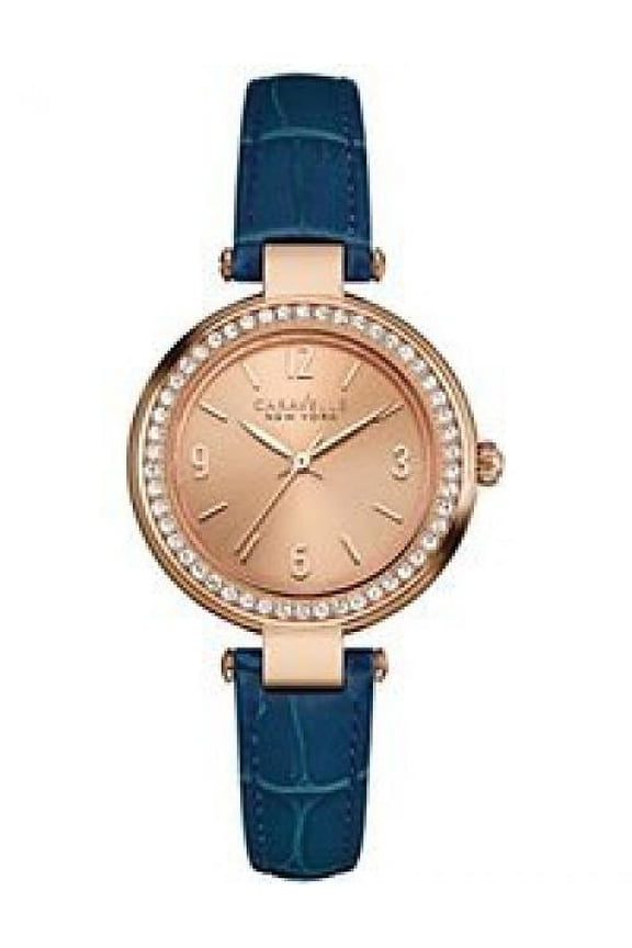 Women's 44L178 Analog Display Quartz Blue Watch