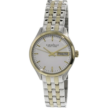 Caravelle Women's 45N102 Silver Stainless-Steel Japanese Quartz Fashion Watch
