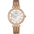 thumbnail image 1 of Caravelle Women's Stainless Steel Case and Bracelet Pearl Dial Rose Gold Watch - 44L171, 1 of 1