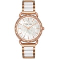thumbnail image 1 of Caravelle Women's Stainless Steel Case and Bracelet Pearl Dial Rose Gold Watch - 44L173, 1 of 1