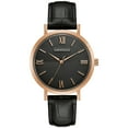 thumbnail image 1 of Caravelle by Bulova Men's Black Leather Strap Watch 44A117, 1 of 3