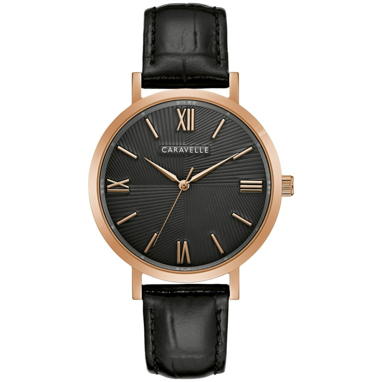 Caravelle black watch sale