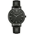 thumbnail image 1 of Caravelle by Bulova Men's Black Leather Strap Watch 45A148, 1 of 3