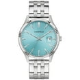 thumbnail image 1 of Caravelle by Bulova Men's Stainless Steel Dress Watch with Light Blue Dial - 43B174, 1 of 4