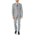 thumbnail image 1 of Caravelli Men's 3-Piece Single Breasted Slim Fit 2-Button Vested Dress Suit Set - Colors, 1 of 13