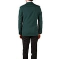 thumbnail image 1 of Caravelli Men's 613148 Slim Fit Textured Top 2-Piece Tuxedo - Hunter Green - 36R, 1 of 5