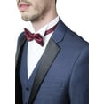 thumbnail image 1 of Caravelli Men's Slim Fit T62512U3-Piece Notch Lapel Formal Tuxedo Suit Set -Navy - 50 Long, 1 of 6