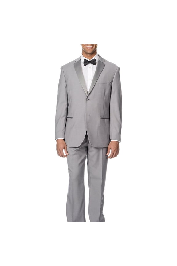 Men's Slim Fit Two-Piece Notch Lapel Formal Tuxedo Suit Set All Sizes