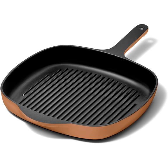 Caraway 1.8 qt Enameled Cast Iron Sauce Pan with Lid – Cast Iron Pot for Sauces, Grains & Reductions – Safe For Stovetop & Oven – Durable, & Easy to Clean – Cream
