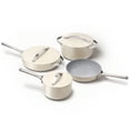 thumbnail image 1 of Caraway Ceramic Non-Stick Pots & Pans Cookware Set, 12- Piece, Cream, 1 of 9