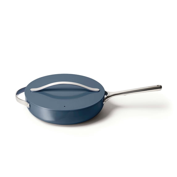 Caraway Ceramic Non-Stick Sauté Pan, 4.5 qt, Navy