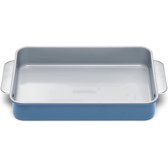 Caraway 9” x 13” Gray Aluminized Steel with Ceramic Coating Rectangular Pan, Non-Stick-Slate