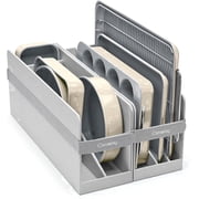 Caraway Nonstick Ceramic Bakeware Set 11 Pieces - Baking Sheets, Assorted Baking Pans, Cooling Rack, Storage - Aluminized Steel Body - Cream
