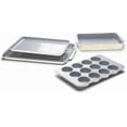 thumbnail image 1 of Caraway Nonstick Ceramic Bakeware Set (5 Pieces) - Baking Sheets, Assorted Baking Pans & Storage - Aluminized Steel Body - Cream, 1 of 9