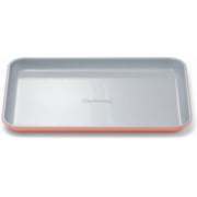 Caraway Nonstick Ceramic Small Baking Sheet 9x13    Oven Safe   Aluminized Steel Core   Mini Sheet Pan for Baking, Roasting & More - Perracotta
