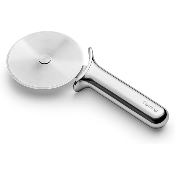 Caraway Pizza Cutter Wheel - Stainless Steel - Essential Kitchen Tool - Ergonomic Handle