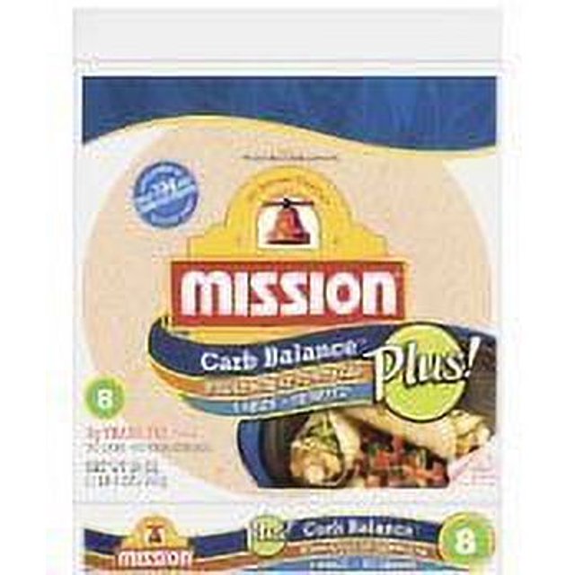 Carb Balance Large/Burrito Whole Wheat Tortillas 8 per package (Pack of