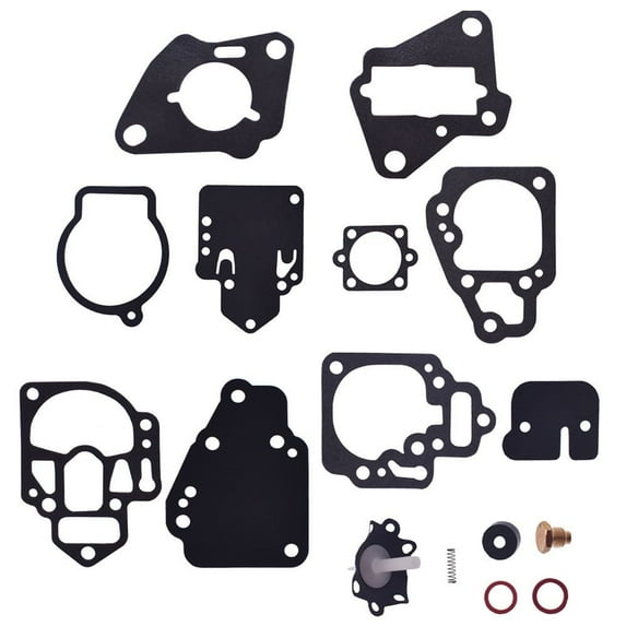 Carb Carburetor Rebuild with Gasket Kit Replacement for Mercury Mariner 6 8 9.9 10 15 18 20 25 HP 1395-9761-1