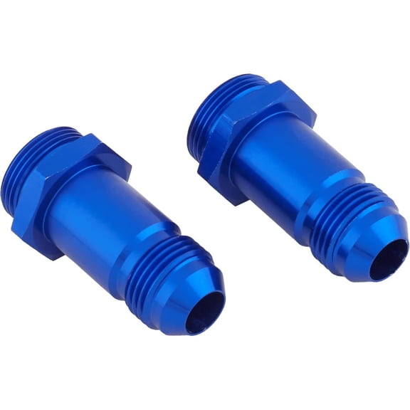Carb Inlet Fitting Adapter, -8 AN to 7/8-20