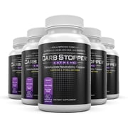 Carb Stopper Extreme 5 Pack Carbohydrate Blocker for Weight Loss, 60 Caps Each