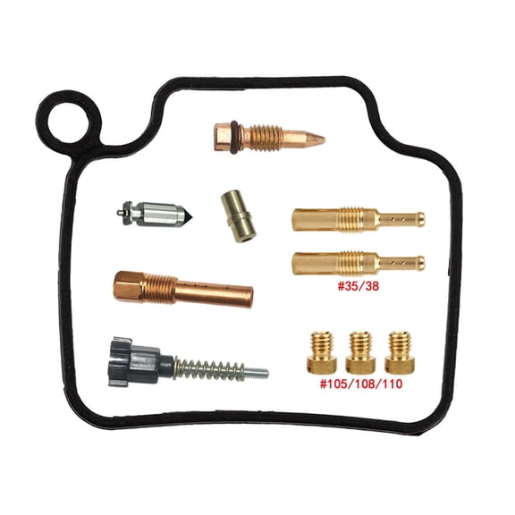 CarbForge Motorcycle Carburetor Rebuild Kit for Honda CB250 Nighthawk 1991-2008 250cc Float