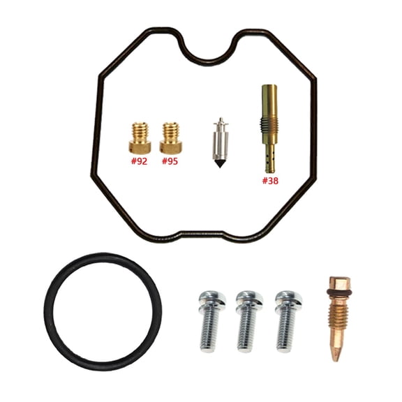 CarbForge Motorcycle Carburetor Rebuild Kit for Honda TRX250EX Sportrax 2001-2005 229cc