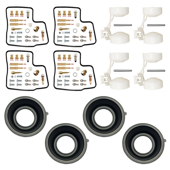 CarbForge Motorcycle Carburetor Rebuild Kit for Honda VF700F Interceptor 1984-1985 700cc