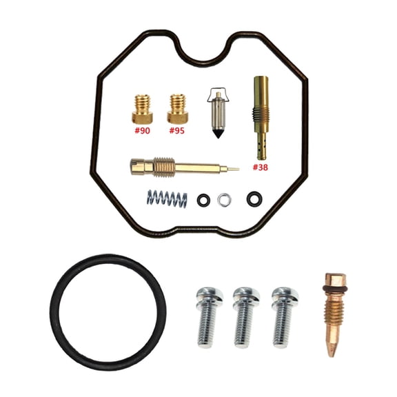 OEM Grade Carburetor Rebuild Kit Compatible with 2001-2003 Honda XR100R 100cc Air-Cooled SOHC Carburetor Motorcycle with Float Set
