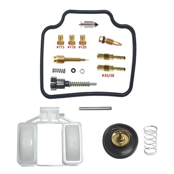 CarbForge Motorcycle Carburetor Rebuild Kit for Honda XR230 2005-2009 223cc Float Diaph