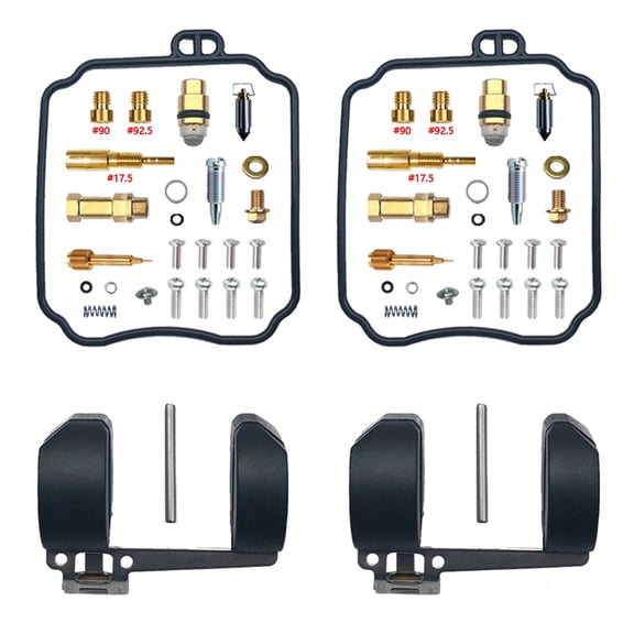 CarbForge Motorcycle Carburetor Rebuild Kit for Hyosung Suzuki GT125 GV125 125cc Float Plunger V-twin