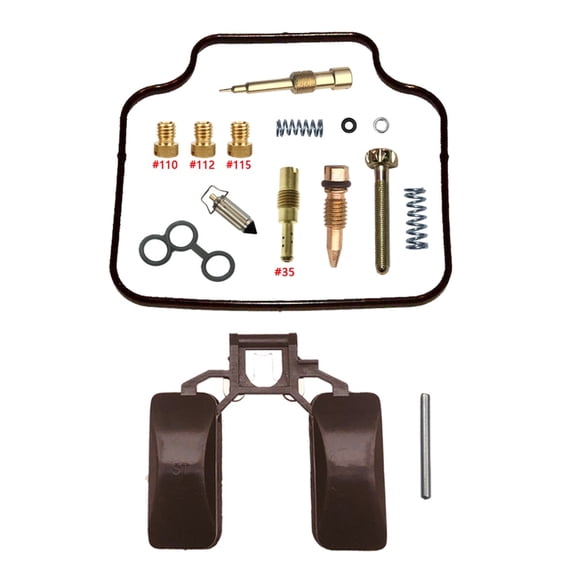 CarbForge Motorcycle Carburetor Rebuild Kit for Italika GS150 GY6 150cc Float Set Bike Carb