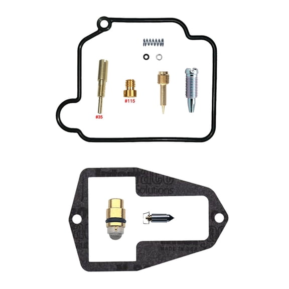 CarbForge Motorcycle Carburetor Rebuild Kit for Suzuki DR200 1986-1991 200 200cc Float Needle