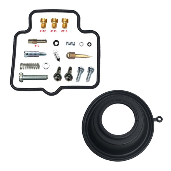 CarbForge Motorcycle Carburetor Rebuild Kit for Suzuki RV125 Vanvan 2003-2007 125cc Float