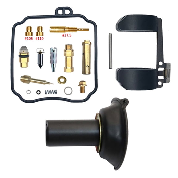 CarbForge Motorcycle Carburetor Rebuild Kit for Vento V-thunder 250 2005 250cc Float Plunger
