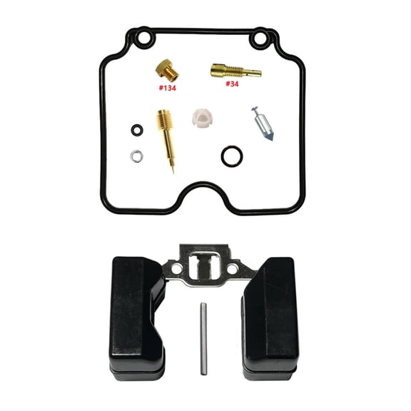 CarbForge Motorcycle Carburetor Rebuild Kit for Yamaha TW125 5RS 2002 2003 2004 125cc 125