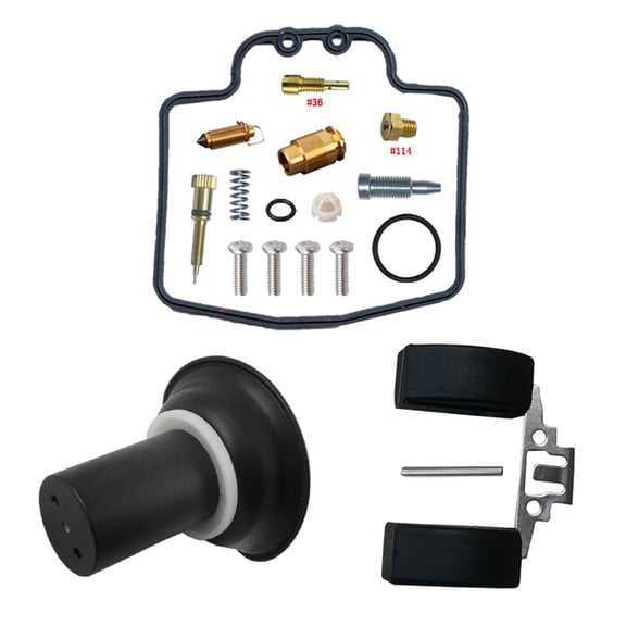 CarbForge Motorcycle Carburetor Rebuild Kit for Yamaha XQ150 2002 150cc Float Plunger Scooter