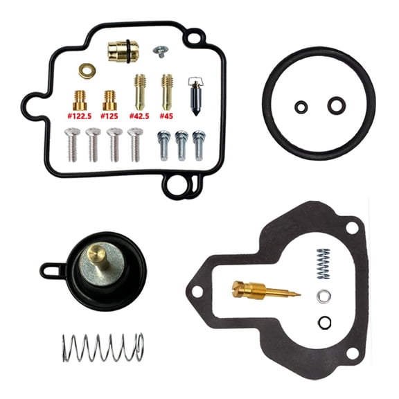 Motorcycle Carburetor Rebuild Kit for Yamaha YFM400FW 1993-1995 400cc Float Atv